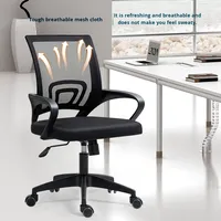 Chaise de bureau informatique confortable pour longues sessions, idéale pour dortoir et étude, pivotante, hauteur réglable, housse amovible, accoudoirs relevables, design moderne