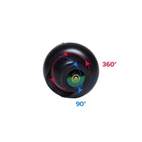 Tovision Mini hayon montage métal 360 degrés Vision nocturne voiture RV camionnette remorque Van caméra arrière universelle