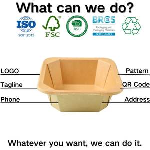 YBLPAK - Tazones de <span class=keywords><strong>Papel</strong></span> Octagonales de 17 oz, Recipientes Desechables <span class=keywords><strong>para</strong></span> Alimentos, Caja de <span class=keywords><strong>Papel</strong></span> <span class=keywords><strong>para</strong></span> Ensaladas con Tapa, Apta <span class=keywords><strong>para</strong></span> Ensaladas Dietéticas, Helados y Yogur - Product Image 6