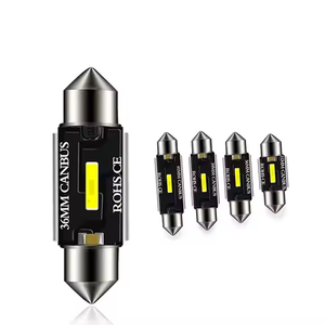 Ampoules LED CSP 1860 Super Lumineuses pour Voiture Festoon 31mm 36mm 39mm 41mm C5W <span class=keywords><strong>C10W</strong></span>, Plafonnier Auto Canbus, Lampe de Lecture Intérieure 12V - Product Image 2