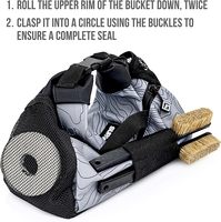 Sac à craie imperméable durable et léger de grande taille pour l'escalade, l'haltérophilie et le bouldering, avec fermeture éclair, pour les sports de plein air et les voyages