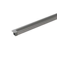 Profilé LED COB haute densité anti-éblouissement pour armoire, lampe de placard T5, bande lumineuse à 45 degrés, 6000K, anodisé, directement de l'usine