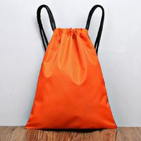 Grosir tas punggung tali ransel poliester hitam renang olahraga Gym