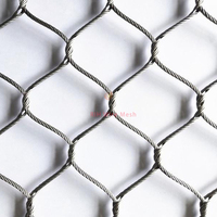 Filet de câbles en acier inoxydable 304 316 robuste pour clôture de sécurité des enclos d'animaux de zoo