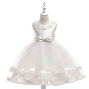New best selling items white toddler vintage turkey wedding girls dress