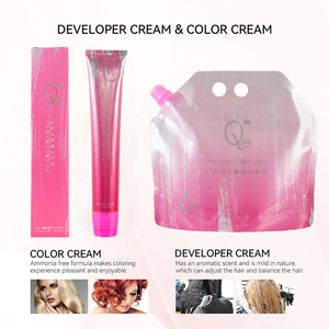 Etiqueta privada Producto para teñir el cabello Tinte para el cabello orgánico con 79 colores Crema de tinte para el cabello de salón profesional - Product Image 2