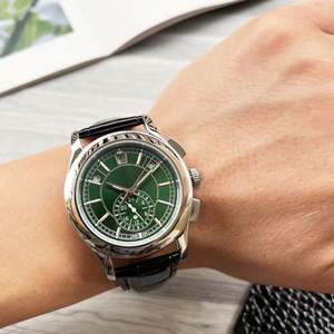 Montre de luxe haut de gamme pour homme, en acier, avec verre saphir, mouvement automatique mécanique, style business, motif crocodile en alliage. - Product Image 4