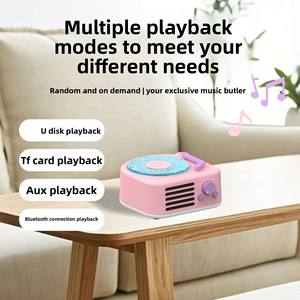 Altavoz de Tocadiscos Vintage con Efecto de Ondas de Agua para una Alta Calidad de <span class=keywords><strong>Sonido</strong></span> Portátil - Regalo de Cumpleaños para Niñas - Product Image 4