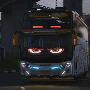 Panneau d'affichage animé à LED RGB programmable par application intelligente pour accessoires de voiture et de camion, yeux de démon lumineux - Product Image 2