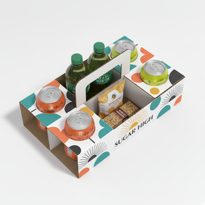 Caja de tapa para cosméticos personalizada Impresión logo Embalaje de solapa Caja de regalo de cartulina blanca - Product Image 1