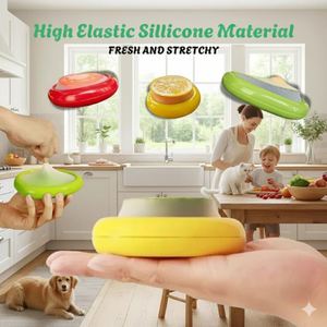 Boîte de conservation des fruits personnalisable, antioxydante, en silicone transparent, récipients alimentaires scellés, boîte de rangement réutilisable pour réfrigérateur - Product Image 4