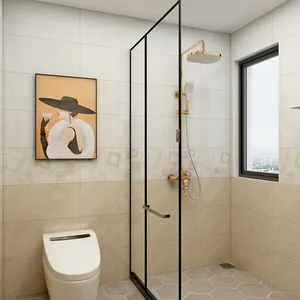 黄色浴室客厅30X60亚洲3D室内陶瓷墙砖