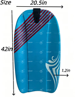 Planche de surf légère et profilée avec un design imprimé élégant pour les loisirs nautiques en plein air