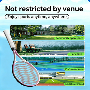 Advanced Titanium Alloy Tennis Racquet With Aerodynamic Frame And Stable <b>Control</b> System For Club Level Members Tournament Match - Product Image 6