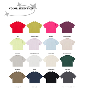 Custom Logo Boxy Fitting Men's <b>Tshirt</b> <b>Polyester</b> Cotton 240gsm T Shirt O-Neck Drop Shoulder Oversized Streetwear T-Shirts for Men - Product Image 5