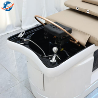 Salon professionnel lavage cheveux Massage hydrothérapie shampooing lit Spa tête eau thérapie Circulation shampooing lits