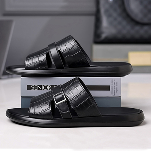 <span class=keywords><strong>Sandales</strong></span> d'été 2026 pour hommes : Nouvelle tendance, en <span class=keywords><strong>cuir</strong></span> véritable, antidérapantes, style populaire - Product Image 3