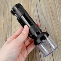 Broyeur d'herbes en métal électrique en alliage d'aluminium, lampe de poche créative, accessoires pour fumer, offre spéciale