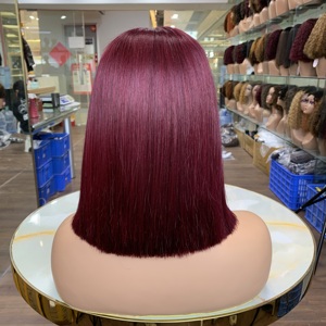 Perruque Bob 100% Cheveux Humains, SDD 10 Pouces # Perruque Bob 99J 5x5 Closure ultra-lisse, en cheveux humains bruts vietnamiens - Product Image 3