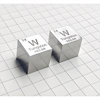 Kubus Tungsten tahan aus dan kekerasan tinggi Produk Metal blok pabrik kustom