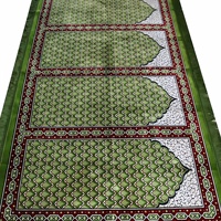 Tapis de mosquée personnalisé en polyester noué à la main, ignifuge B1, vente directe d'usine, exportation, prix de gros pour hôtels