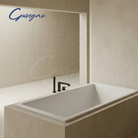 Baignoire sur mesure FCL, prix direct usine, baignoire en pierre artificielle