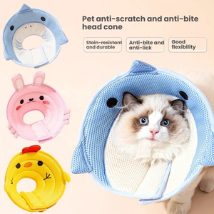 Collier éthylatoire pour animaux de compagnie en maille douce, personnalisé, respirant, durable, léger et réglable pour chiens et chats, tailles S/M/L/XL - Product Image 2