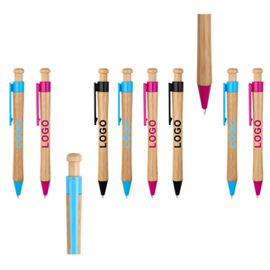 Customized OEM Environmental Retractable Bamboo Ballpoint <b>Pen</b> Wholesalers Personalized Laser Logo Printing <b>Pens</b> Manufacturers - Product Image 2