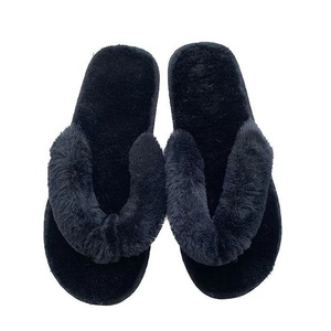 Phụ Nữ Của Trọng Lượng Nhẹ Mờ Fluffy Giả Lông <span class=keywords><strong>Flip</strong></span> <span class=keywords><strong>Flop</strong></span> Cho Dép Đi Trong Nhà Mở Ngón Chân Thoải Mái Ấm Áp Ấm Cúng Sang Trọng Cho Mùa Xuân Và Wint - Product Image 5