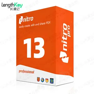 24/7 en ligne Nitro Pro 13 officiel véritable clé de licence originale Activation en ligne pour l'édition à vie logiciel PDF