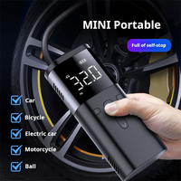 Compresseur d'air numérique portable rechargeable sans fil avec matériau ABS pour pneus de voitures, pneus de vélos et ballons de sport