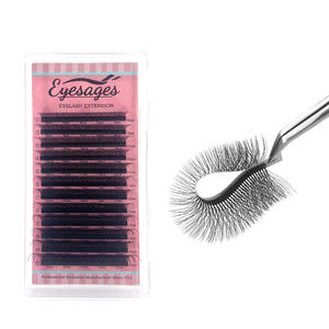 OEM/ODM Lashonly Individuel 3d 4d 5d <span class=keywords><strong>6d</strong></span> 7d 8d Forme w Y Weave Cluter Clover Lashes Extensions de Cils Vente en Gros <span class=keywords><strong>M2</strong></span>-1-06 8D W - Product Image 1