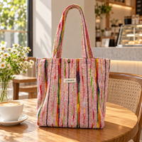 Sac fourre-tout en coton naturel 12oz en toile sergé, disponible en stock, avec option de logo personnalisé pour la vente au détail, les grossistes, les fournisseurs OEM et les usines.