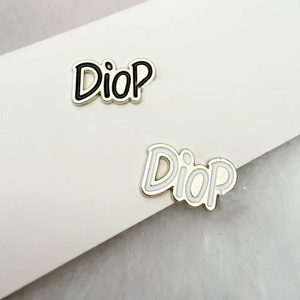 High Quality Flat Back Metal Label Accessories Phone Cases Accessories Designer Pendants Junk Cases <b>Charms</b> - Product Image 1