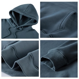 Wholesale <b>Men</b> Heavyweight 100% Cotton Hoodies 8084 Custom Logo Print Blank Oversized <b>Pullover</b> Sweatshirts OEM Streetwear - Product Image 4