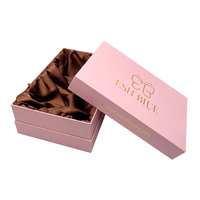 Boîte cadeau de luxe personnalisée pour épaule et cou, boîte d'emballage rigide pour soins de la peau avec couvercle et base, boîte en deux parties, haut et bas, pour coffret beauté