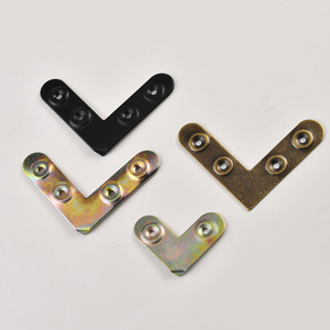 <b>Corner</b> Brace Cold Rolled Steel Plated Right Angle Bracket For Drawer New Chinese Style - Product Image 2