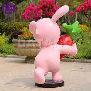 Lampe décorative à motif 3D du lapin du zodiaque chinois, IP65, pour extérieur, Noël, festivals, rues, parcs et événements - Product Image 3
