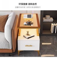 Tables d'appoint en bois de luxe modernes, petite table d'angle basse avec tiroir pour salon ou lit, meubles de maison, grande demande