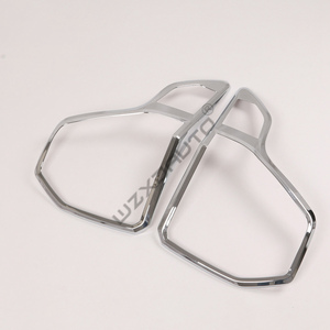 WZXD Car Modification Exterior Decoration Accessories Trim ABS Chrome <b>Cover</b> <b>Light</b> <b>Covers</b> for 2016 2017 - Product Image 2