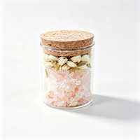 Sels de bain Brineblum pour hôtels avec pétales de jasmin séchés et huile essentielle naturelle, bain de corps relaxant de qualité supérieure pour spa