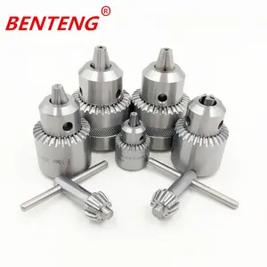 Manufacturer Supply Drilling Adapter Collet Chcks Keyed 3 Jaw Keyless Lathe Drill Chuck