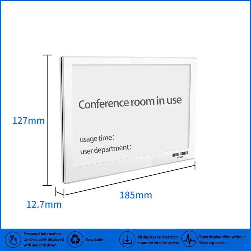 work badge esl Nfc Electronic Label E-ink Paper Display Smart Card Office Electronic Employee Badge No Battery factory wholesale