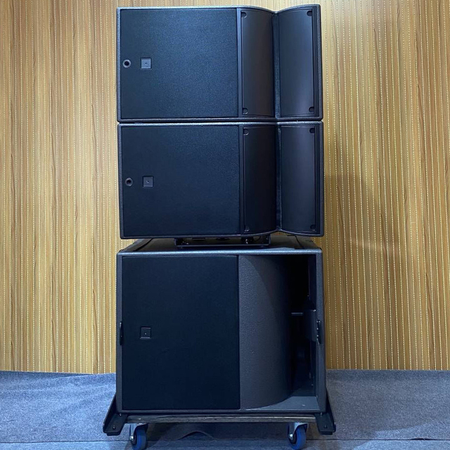 Super Bass Wide Frequency Pa Sound Music Stage 15 Inch Line Array Set Passive Professional Audio System for Wedding