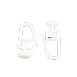 Rail de rideau de <span class=keywords><strong>plafond</strong></span> <span class=keywords><strong>blanc</strong></span> de haute qualité moderne en gros d'usine avec crochets accessoires coulissants en plastique - Product Image 4