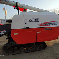Moissonneuse-batteuse multifonctionnelle pour riz 758Q avec tracteur de 68-75 CV, garantie 1 an, utilisée dans les fermes des Philippines