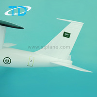Modèle de bureau de grande taille Boeing B707 Maquette 47CM Saudi Air Force Cadeau d'affaires