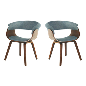 モダンデザイン曲げ木チェア 高級ファブリック ヨーロッパ風 シングル クラシック 快適 レストラン用曲げ木ダイニングチェア アーム付き - Product Image 2