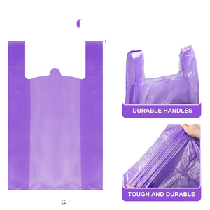 ถุงขยะแบบเสื้อยืดขายส่งจำนวนมาก ถุงขยะแบบเสื้อกั๊กทนทาน ราคาโรงงาน - Product Image 3