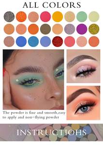 <span class=keywords><strong>Huda</strong></span>-<span class=keywords><strong>paleta</strong></span> de sombra de ojos moji, 24 colores, polvo suelto, camaleón prensado, <span class=keywords><strong>nueva</strong></span> tendencia - Product Image 2